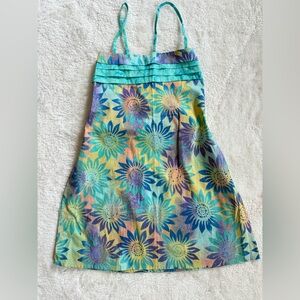 Batik Floral Petite Mini Dress